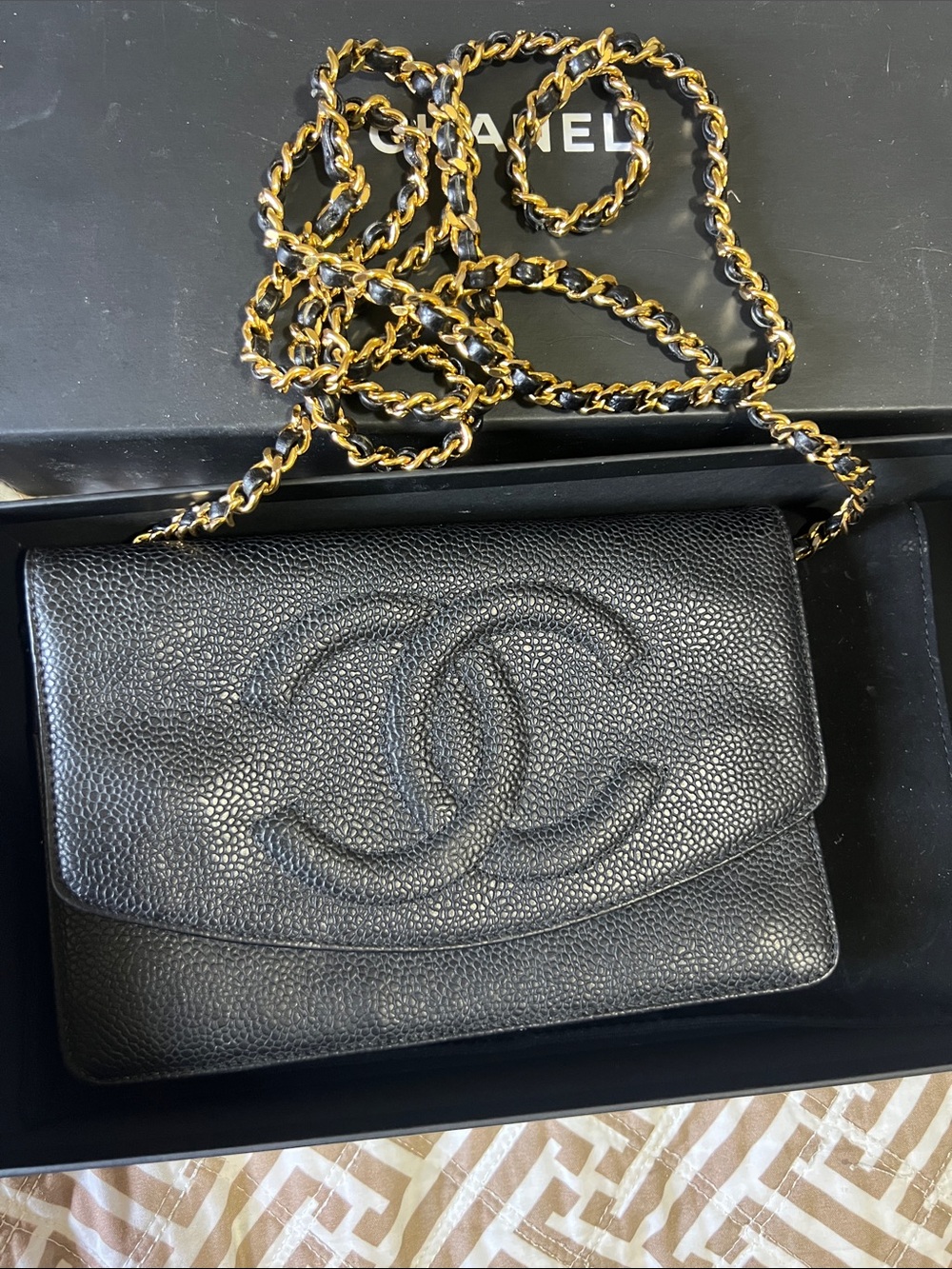 CHANEL CAVIAR WOC CROSSBODY 
MADE IN ITALY